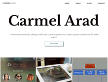 Tablet Screenshot of carmelarad.com